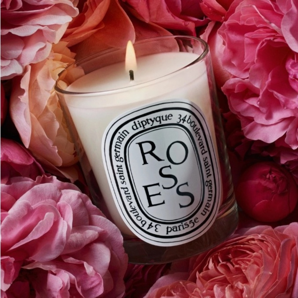 Diptyque Roses Scented Candle - White (BRAND NEW/UNOPENED)